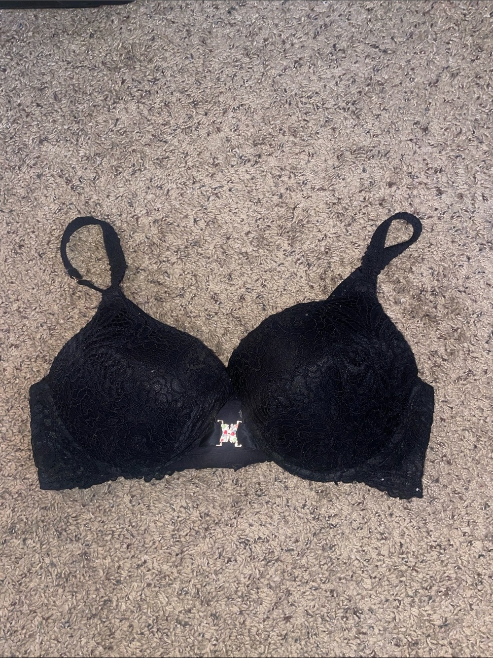Savage X Fenty Black Lace Underwire Bra